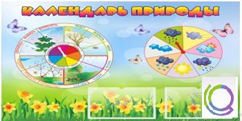 Стенд "Календарь природы" (вариант 2) - «globural.ru» - Балашиха