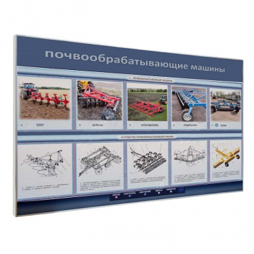 Электрифицированный светодинамический стенд «Почвообрабатывающие машины» - «globural.ru» - Балашиха